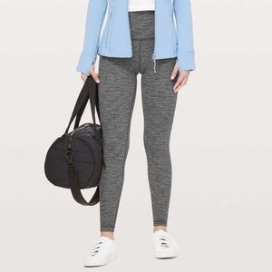 Lululemon Wunder Under High Rise Tight 28" Luon Variegated Knit Heathered 4008